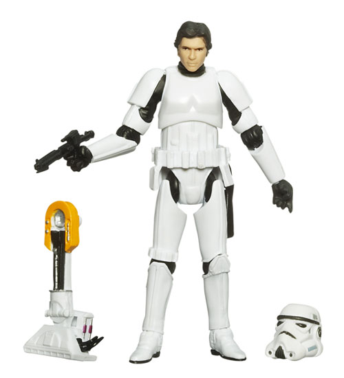 2008 Legacy Collection Carded Han Solo (Stormtrooper Disguise) C-7/8