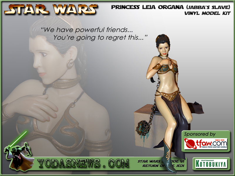 Today's review examines Kotobukiya's vinyl model of Princess Leia Organa