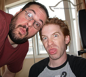 Seth Green and Hugh Sterbakov